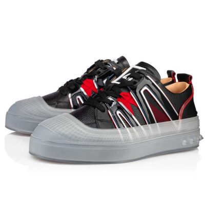 Zapatillas Vida Viva Christian Louboutin Hombre - Negros - 1215047S242